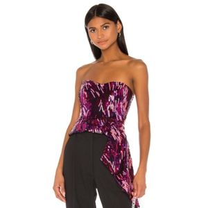 REVOLE LPA Irina Top In Multi | Strapless Sequins